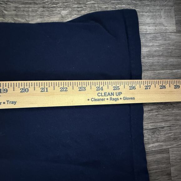 Vans Classic Fit Pool Hall Club Tee Navy Blue Medium Skate Graphic Shirt 1966 - Picture 3 of 7